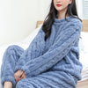 Winter Pajamas Set Homewear Drappery